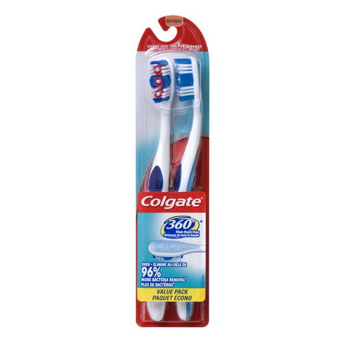 Colgate 360 Toothbrush Value Pack, Soft | Walmart Canada