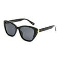thumbnail image 1 of Time & Tru Black Cat-Eye Sunglasses, 1 of 3