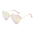 thumbnail image 1 of George Kids Pink Heart Shaped Sunglasses, 1 of 3