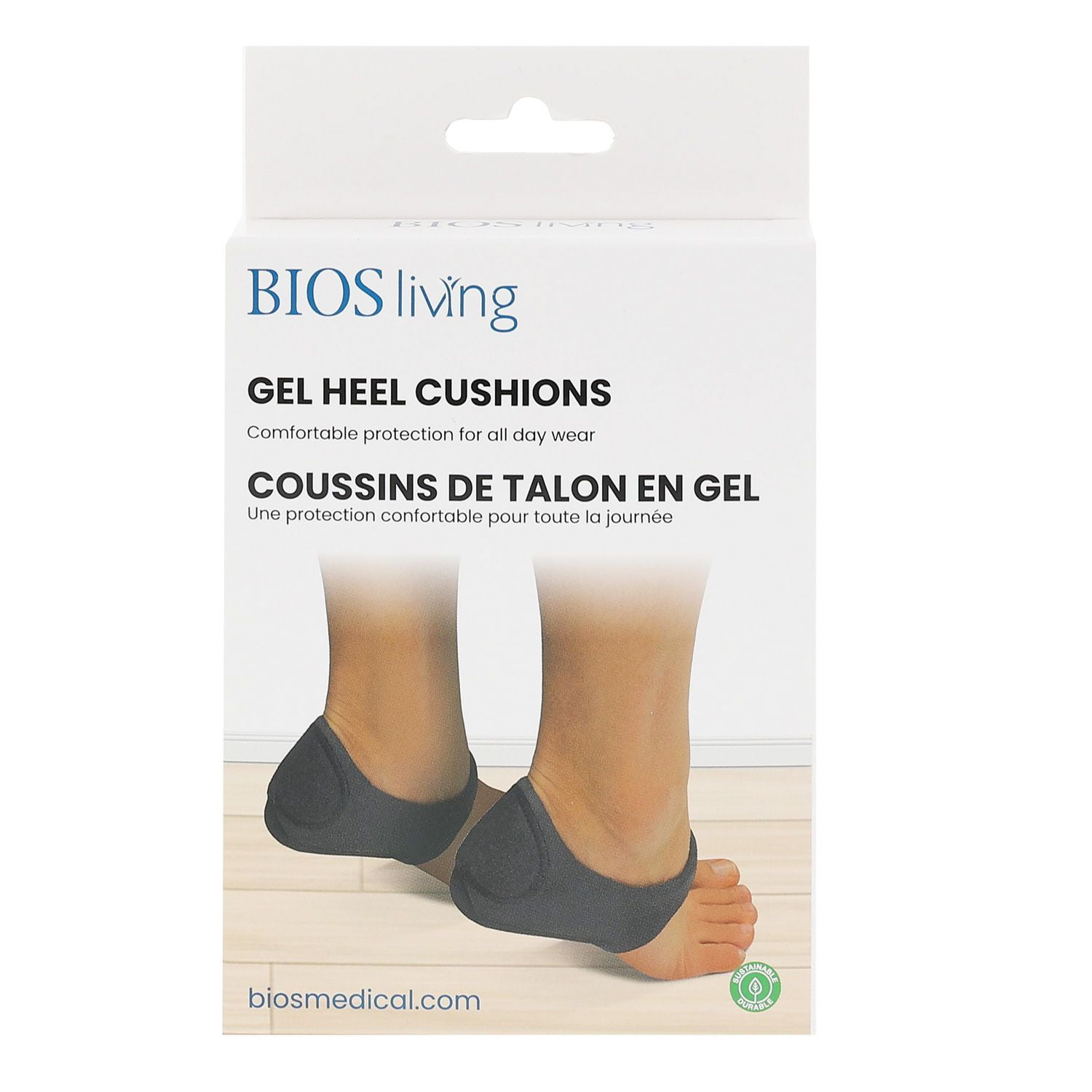 Coussins de talon en gel