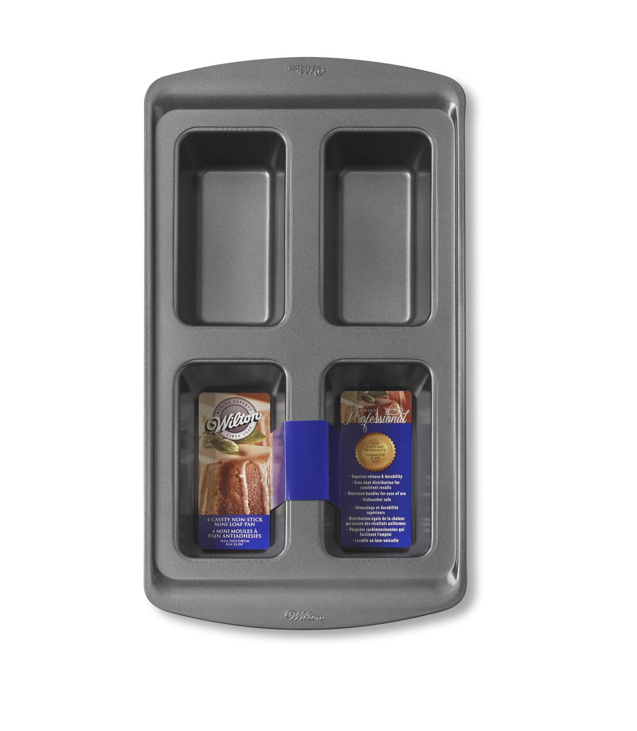 WILTON Baker's Professional NonStick Bakeware Mini 4Cavity Loaf Pan Walmart Canada
