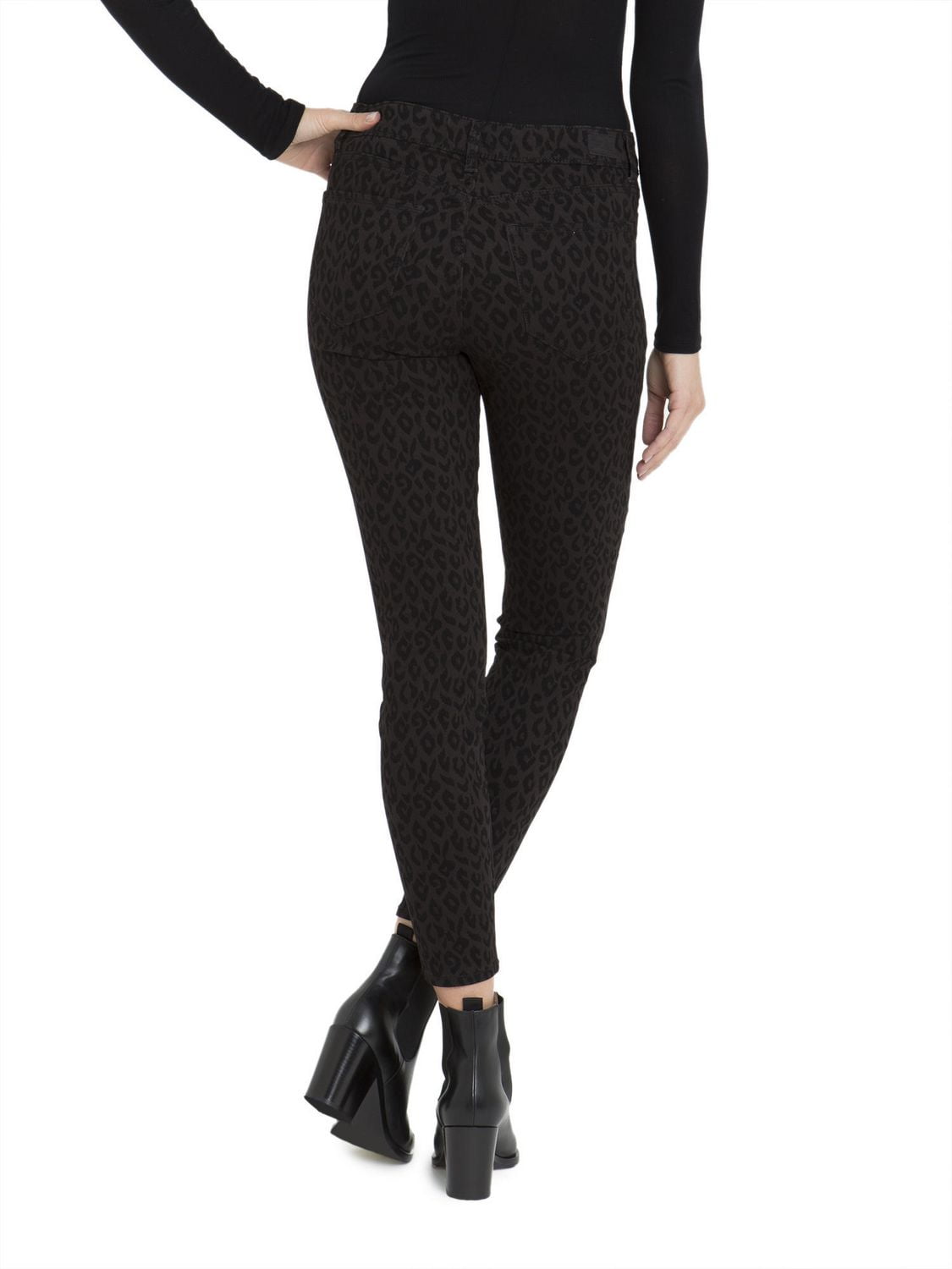 Leggings à la cheville haute taille Jordache pour femme