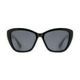 thumbnail image 2 of Time & Tru Black Cat-Eye Sunglasses, 2 of 3
