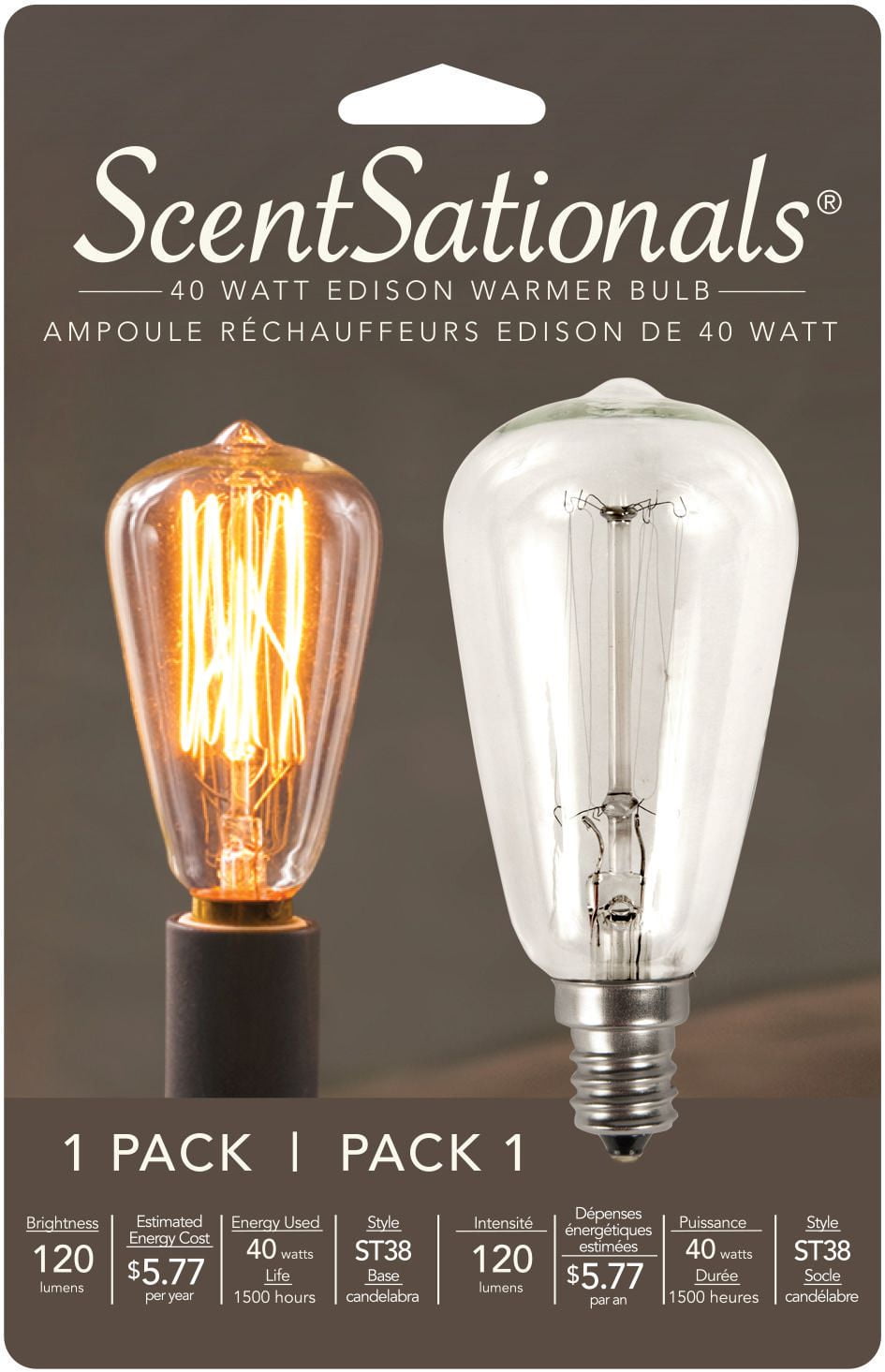 ScentSationals 40 Watt Edison Warmer Bulb Walmart Canada