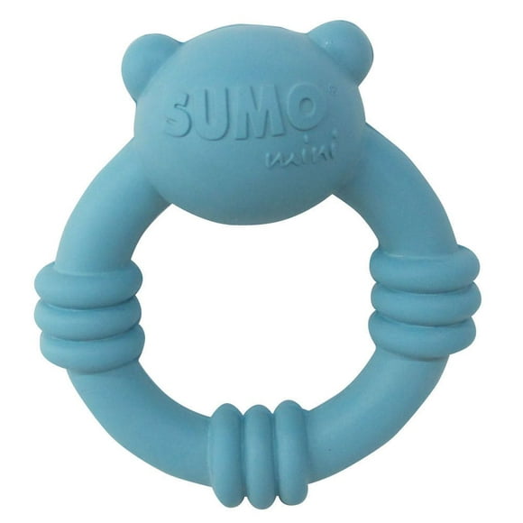 Jouet anneau en caoutchouc pour chiens - mini sumo