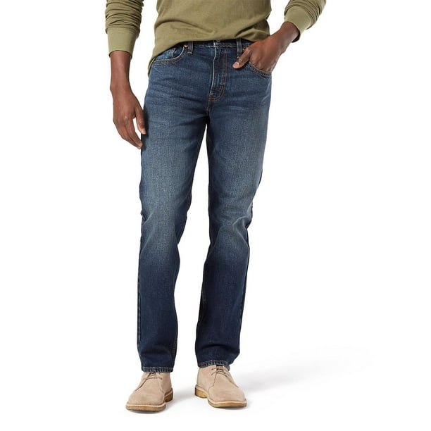 Signature by Levi Strauss & Co.® Men's Regular Fit Taper Jeans, Available  sizes: 29 – 38 