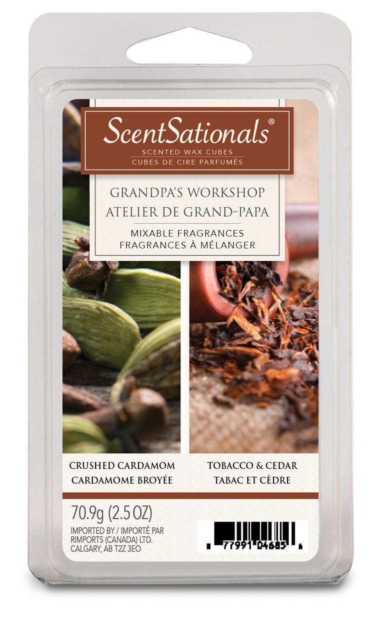 ScentSationals Grandpa's Mixable Fragrances Scented Wax Cubes