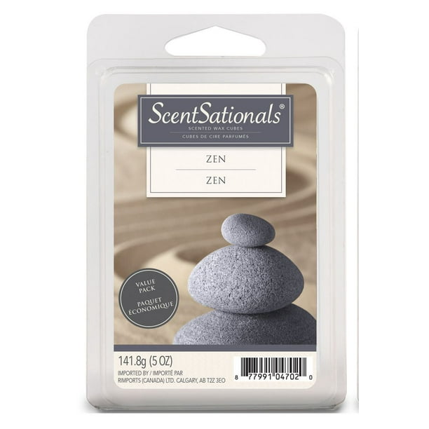 ScentSationals Scented Wax Cubes Value Pack Zen, 5.0 oz (141.8g