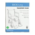 thumbnail image 2 of Chaise roulante de transport, 2 of 3