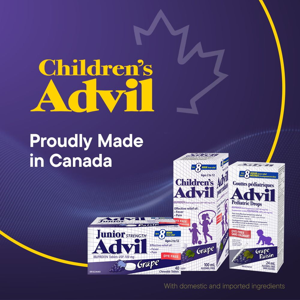 Advil Pediatric Drops Grape 24ml