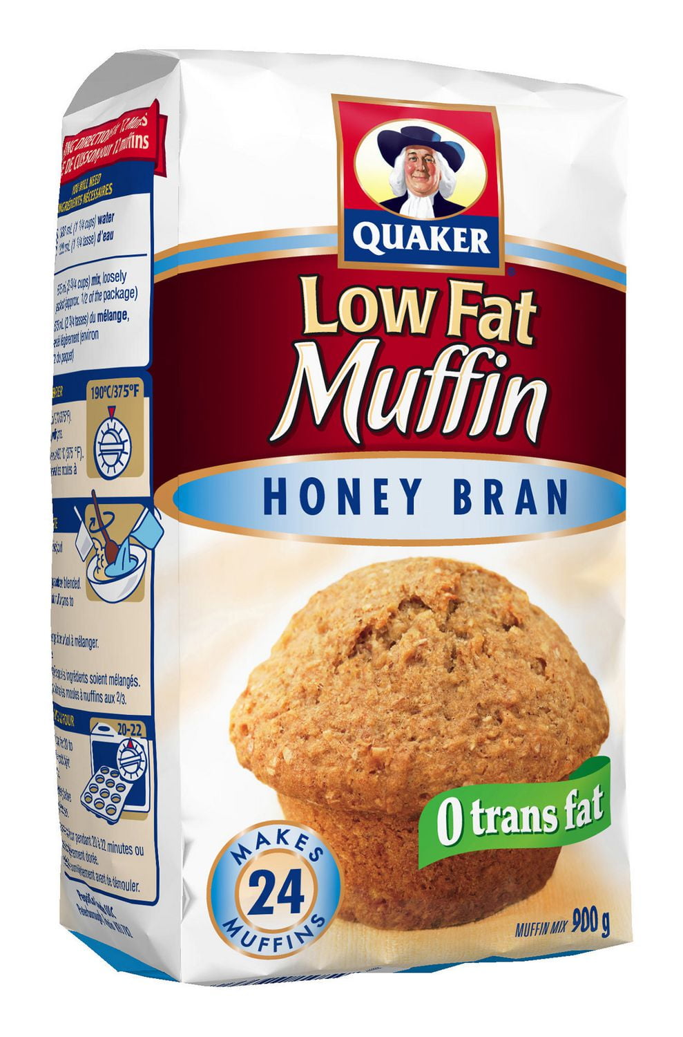 Quaker Low Fat Honey Bran Muffin Walmart Canada