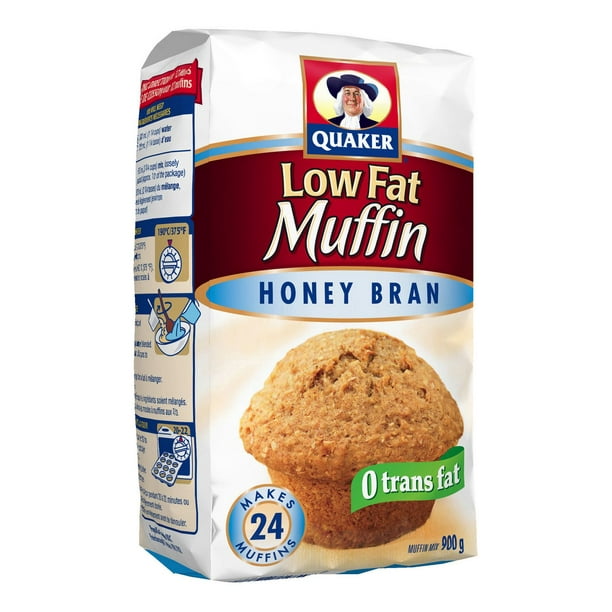 Mélange à muffins faible en gras à saveur de son et miel de Quaker Muffin
