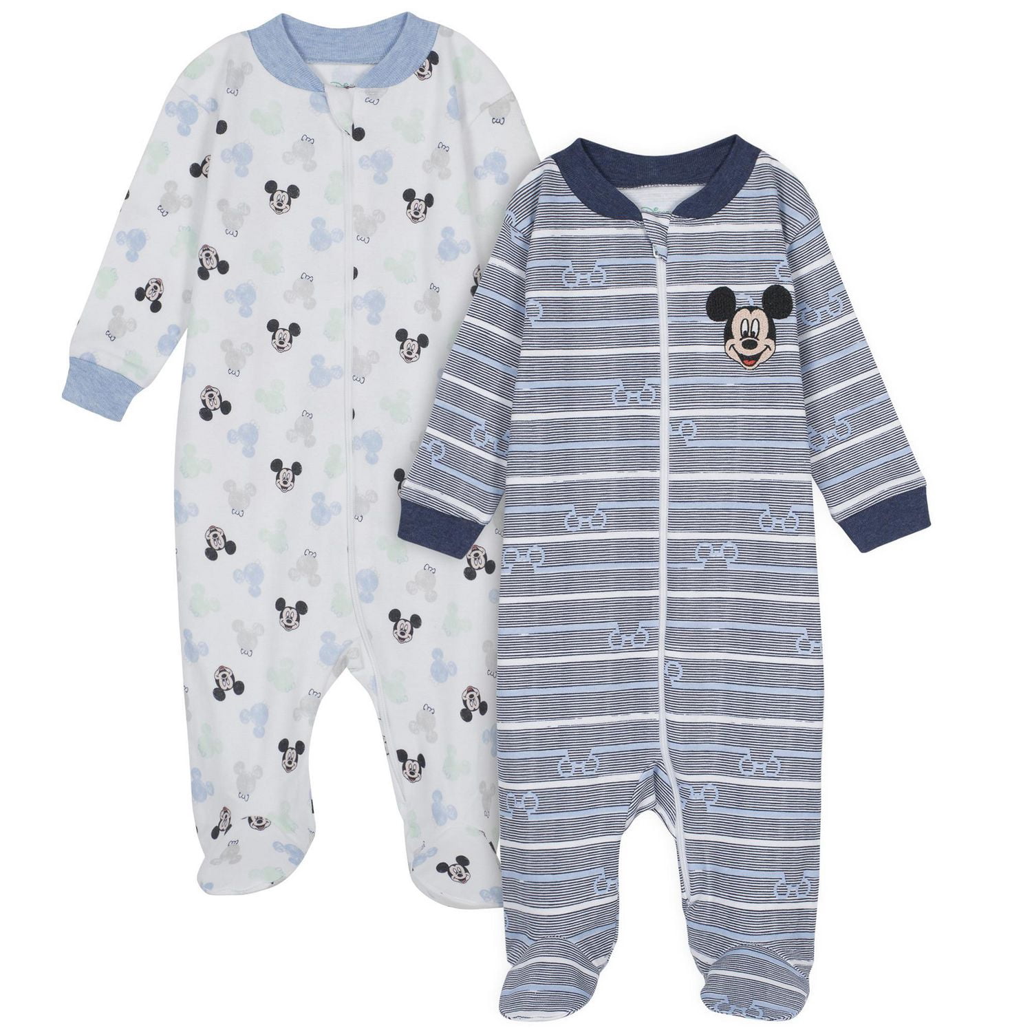 Grenouillere Mickey De Disney Pour Bebe Garcon Paquet De Deux Articles Walmart Canada