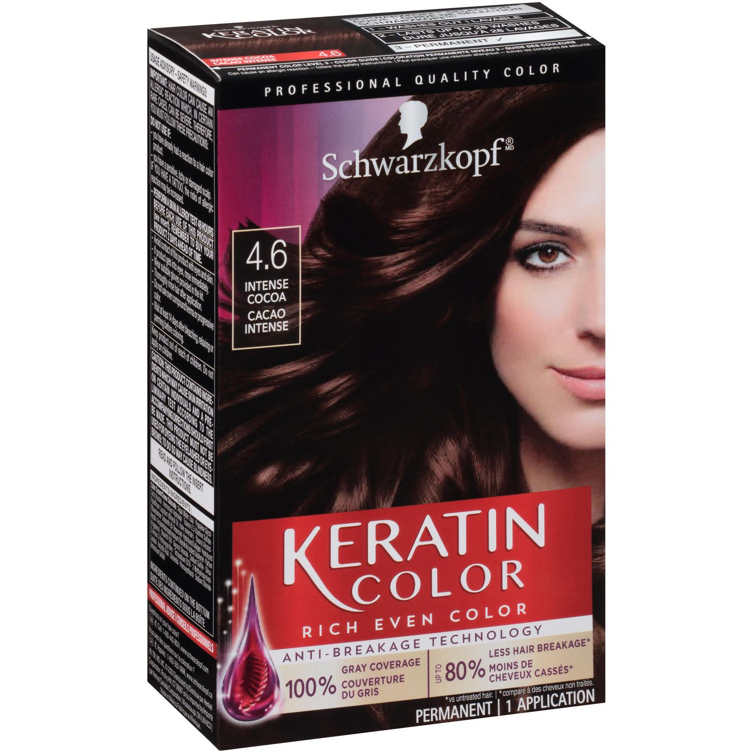 Schwarzkopf Keratin Color Permanent Hair Color Cream,  Berry Brown |  Walmart Canada