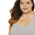 thumbnail image 4 of George Plus Women's Ribbed Tank, 4 of 6