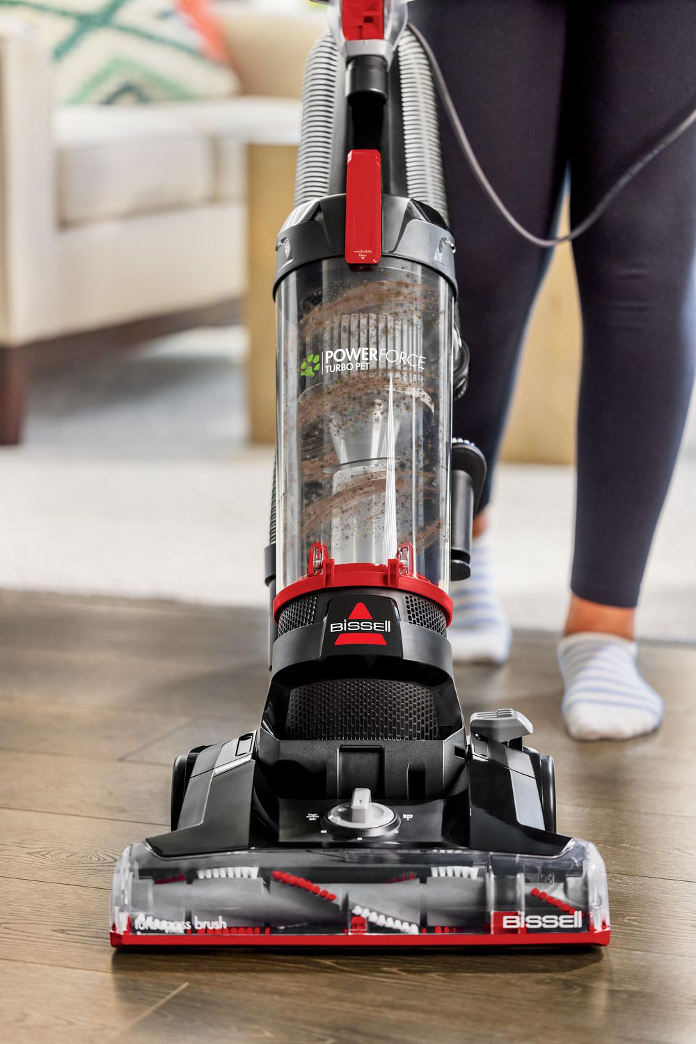 Aspirateur vertical sans sac PowerForce Turbo Pet de BISSELL