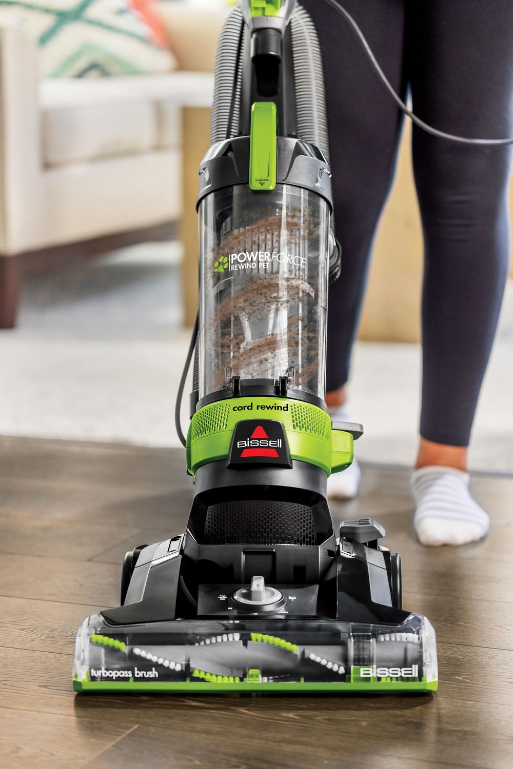 Aspirateur vertical PowerGroom pour les animaux Élimine la saleté