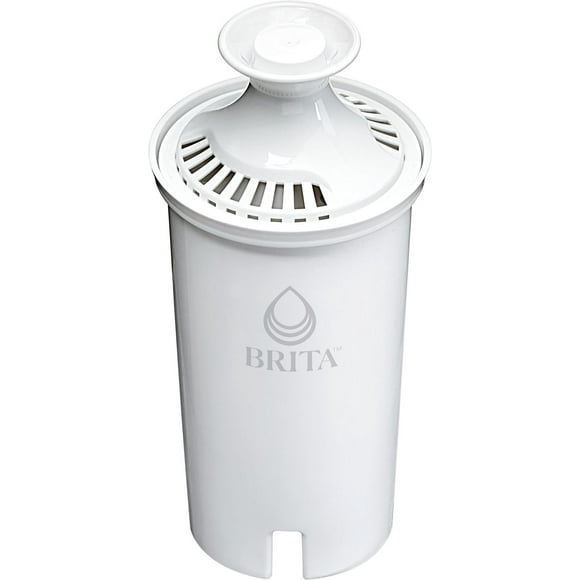 Filtre de rechange Brita standard, réduit les contaminants tout en conservant les minéraux sains, certifié par la WQA pour la réduction du chlore afin d’améliorer le goût de l’eau, fabriqué sans BPA, à remplacer après 151 L, 1 filtre par boîte