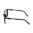 thumbnail image 3 of George Mens Black Square Aviator Sunglasses, 3 of 3