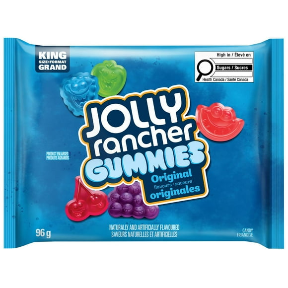 JOLLY RANCHER GUMMIES Original King Size, 96g, JOLLY RANCHER GUMMIES Original King Size