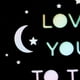 Carte sans texte, carte de fête, carte d'anniversaire, carte d'amour, carte de la Saint-Valentin, Signature de Hallmark (« Love You to the Moon and Back ») – image 3 sur 5
