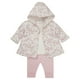 Ens. 3 pièces avec veste matelassée George British Design pour bébés filles – image 1 sur 3