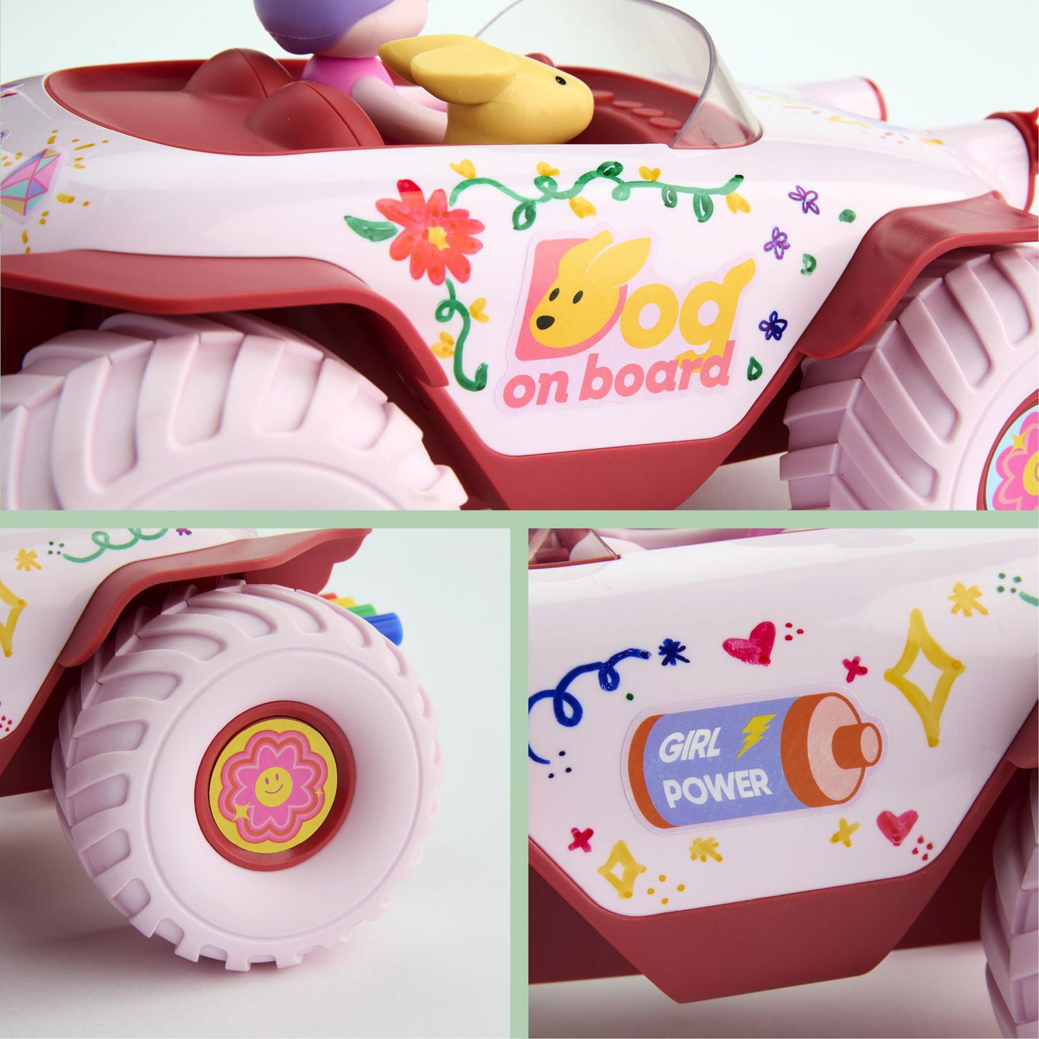 Voiture telecommandee personnalisee Pixie Cruiser Doodle Voiture telecommandee Walmart