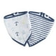 Bavettes bandana ideal baby by the makers of aden + anais à motif de voiles et de rayures – image 1 sur 1