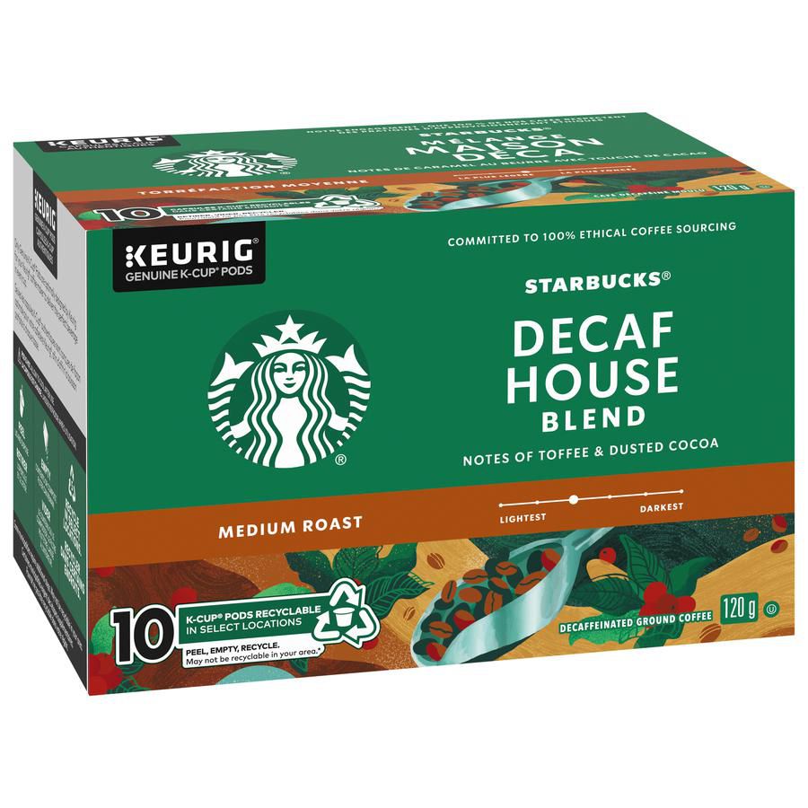 Starbucks Decaf House Blend K Cup Pods 10ct Walmart Canada