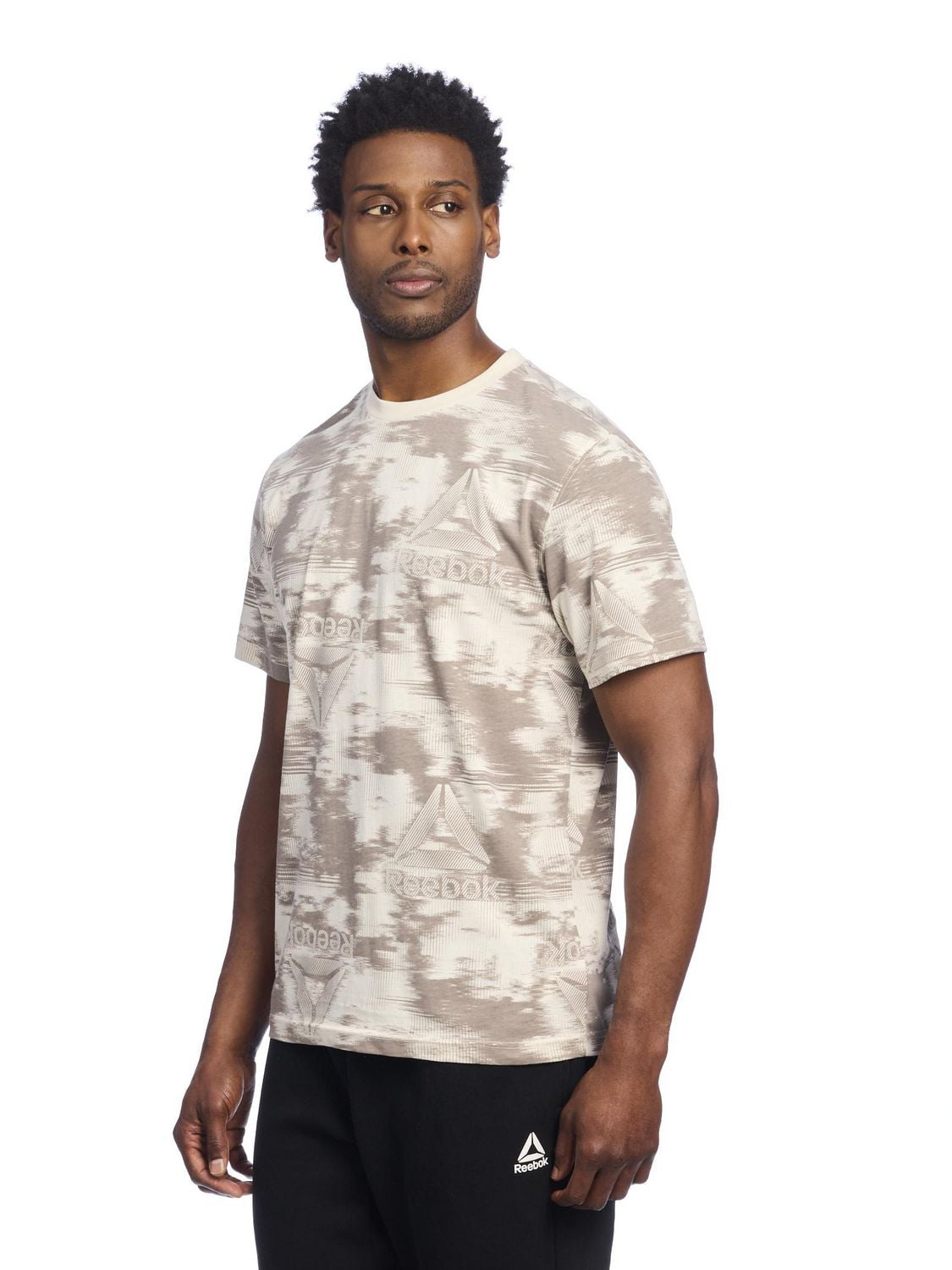 Reebok Men's Parallels AOP Short Sleeve Graphic Tee, Sizes S-2XL