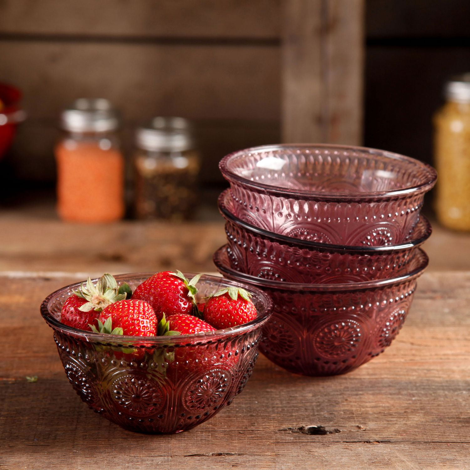 Pioneer shops woman Red adeline fruit bowls