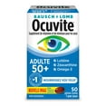 thumbnail image 2 of Bausch & Lomb Ocuvite Adult 50+ Eye Vitamin and Mineral Supplement 50 Soft Gel Capsules, 2 of 4
