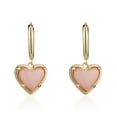 thumbnail image 1 of Luxury Designs Boucle d’oreille en quartz rose plaqué or, 1 of 2