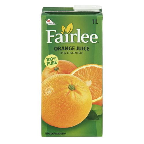 Fairlee Orange Juice Walmart Canada