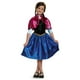 Costume classique d'Anna de La Reine des neiges de Disney par Disguise pour filles – image 1 sur 2