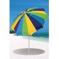 thumbnail image 1 of Rio Brands 7' Alternating 20-Panel Beach Umbrella with Sand Anchor and Carrying Bag, Multi, 1 of 4