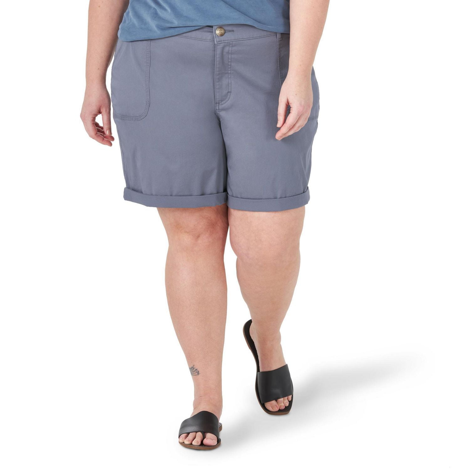 Lee Riders Women's Plus Comfort Waist Utility Short