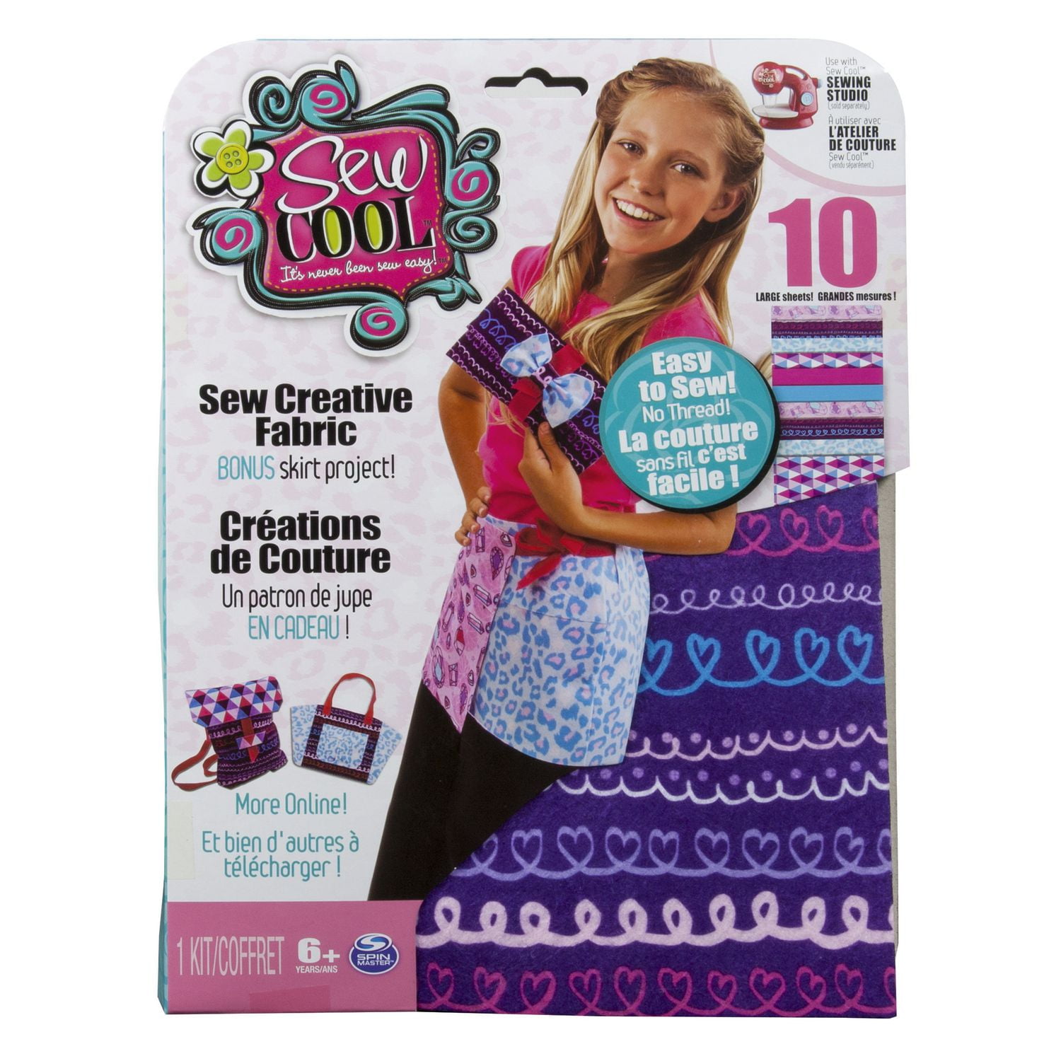 Sew Cool Creative Fabric Kit Skirt Project Walmart Canada