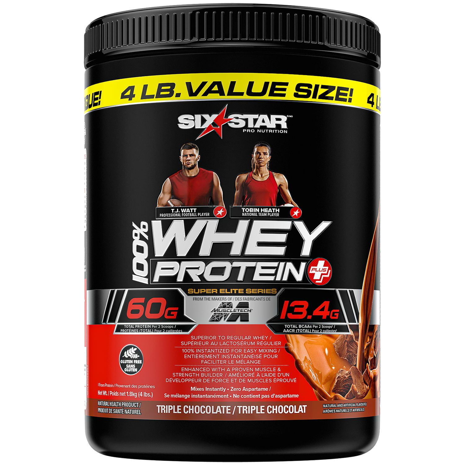 Six Star Elite Series 100 Whey Protein Plus Triple Chocolate Powder