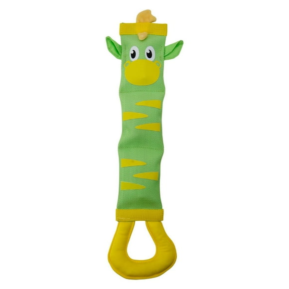 Outward Hound Durable Tug of War Squeak Dog Toy Fire Biterz Zebra, Durable