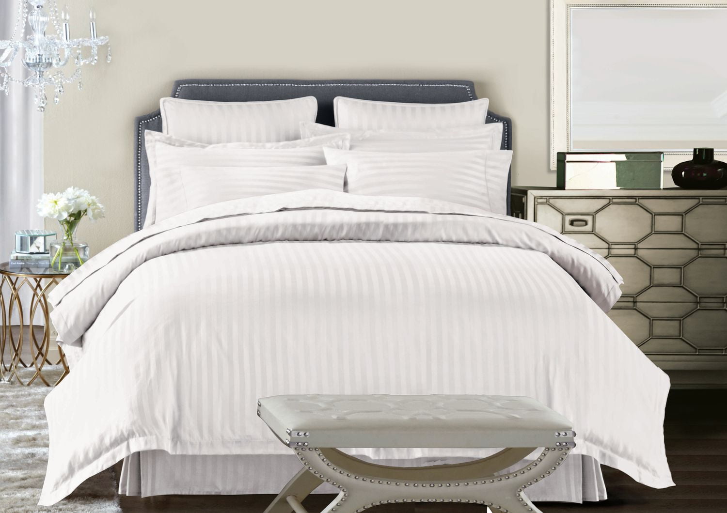 Hotel Style Damask Duvet Cover Set Walmart Canada