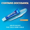 thumbnail image 2 of Abreva Cream Tube Cold Sore Treatment, Heals your cold sore in 4.1 days, Contains docosanol to protect healthy cells against the virus, 2 g, 2 of 9