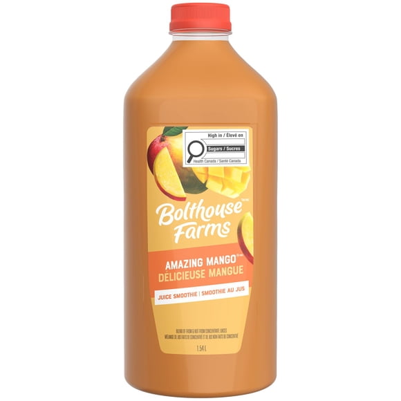 Frappé aux jus de fruits à 100 % délicieuse mangue Bolthouse Farms 1,54 mL