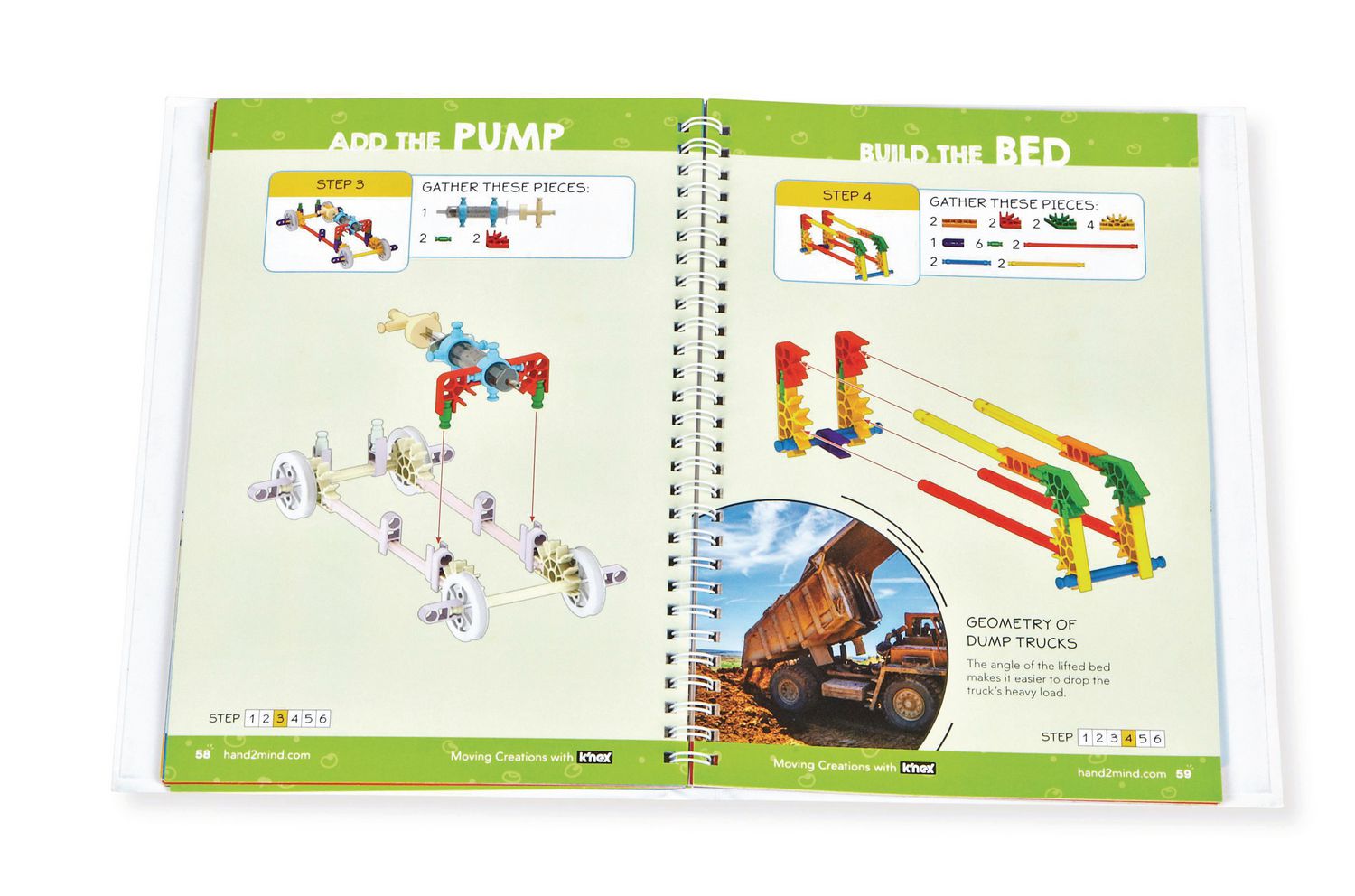 Hand2mind Moving Creations With K'nex, Book And Building Kit For