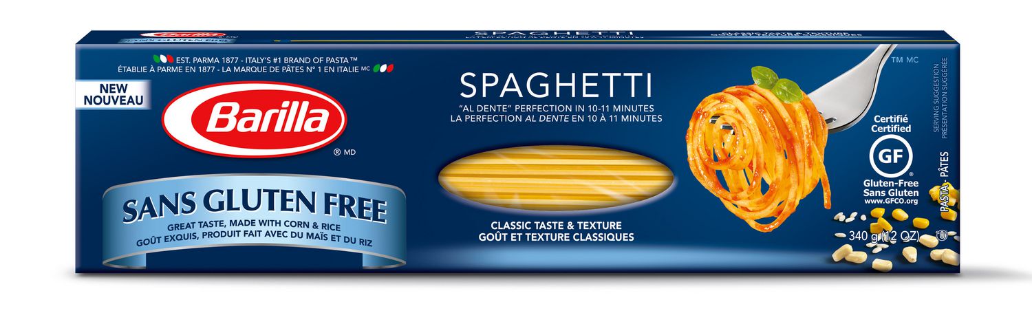 Spaghetti sans gluten Barilla Pâtes sans gluten 