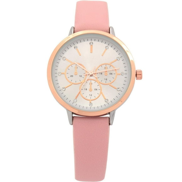 Montre  pour femme avec bracelet rose