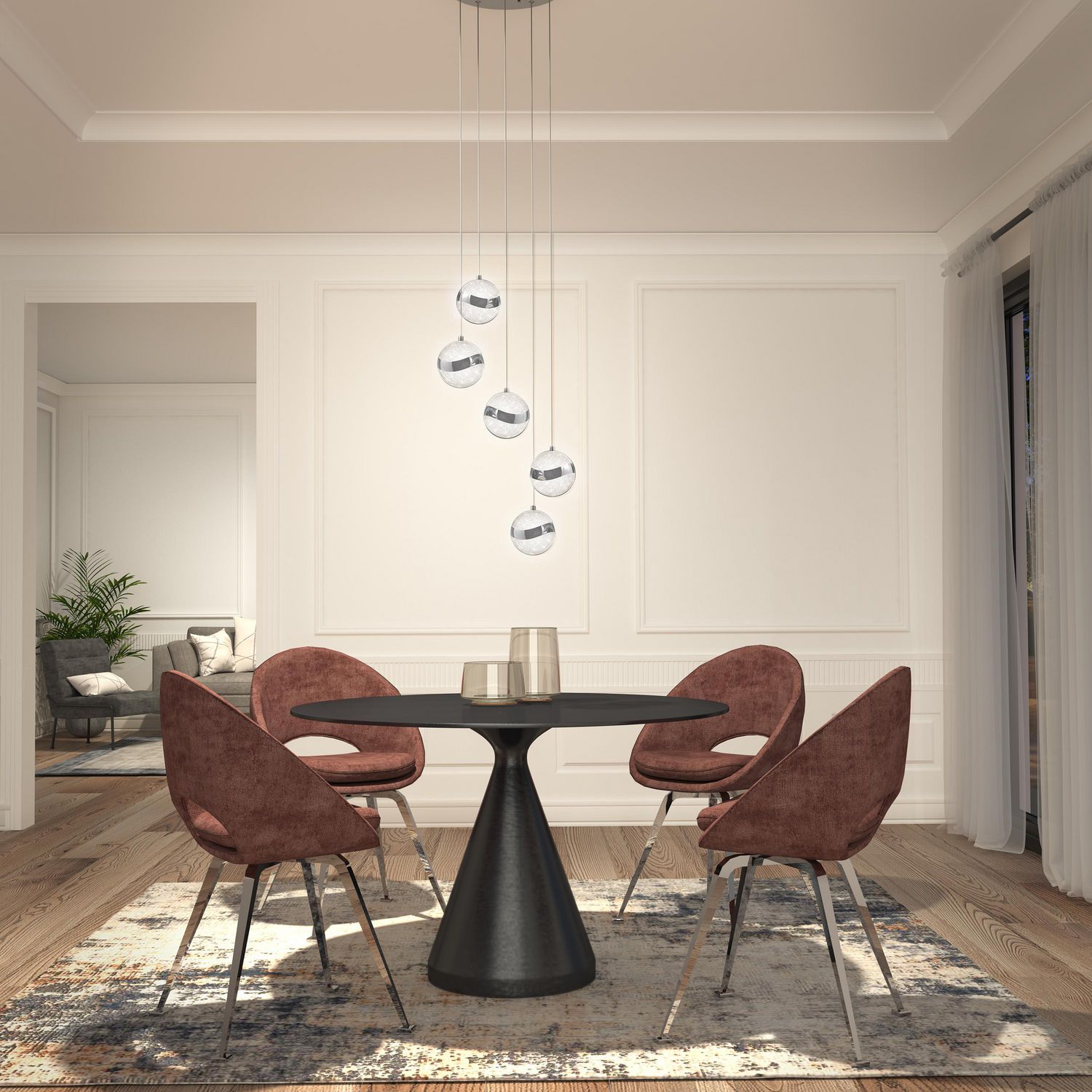 Artika Wavey 5 LED Integrated Pendant Walmart.ca