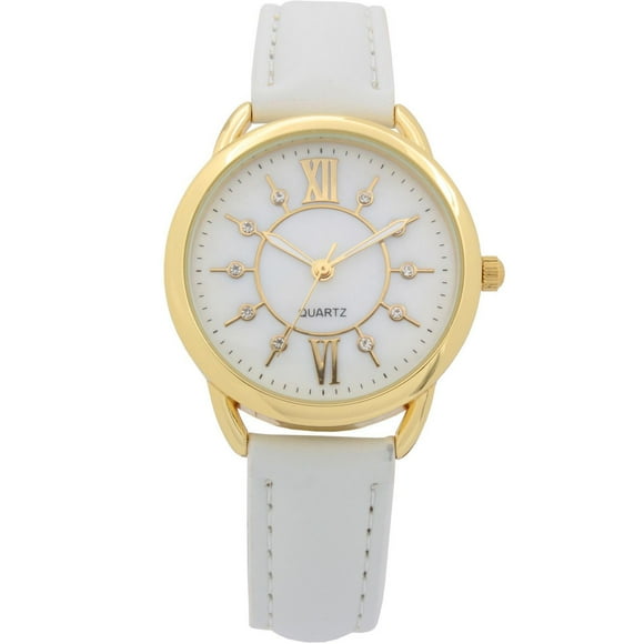 Montre pour femme avec bracelet blanc