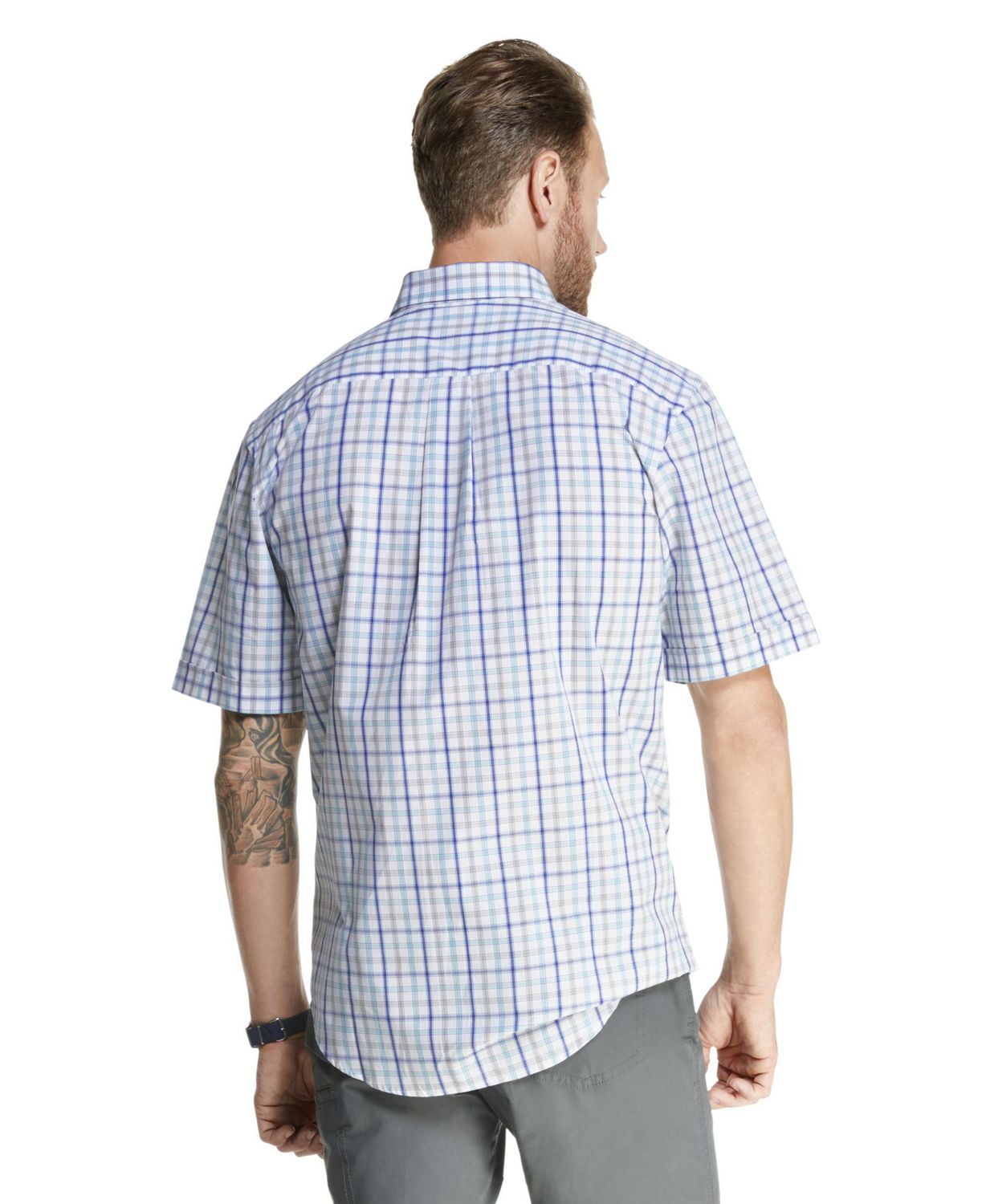 Arrow Men's Hamilton Poplin Short-Sleeve Shirt