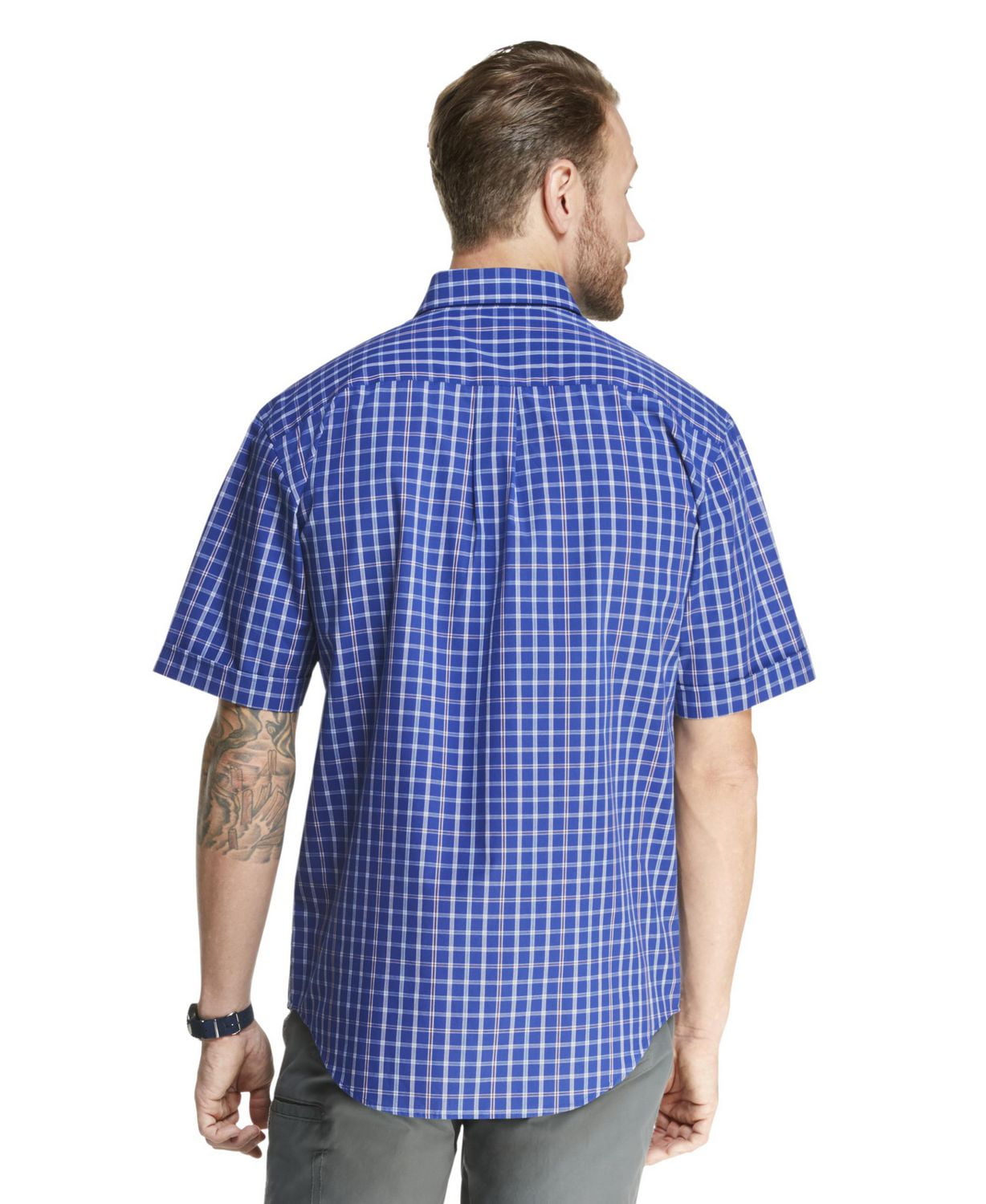 Arrow Men's Hamilton Poplin Short-Sleeve Shirt